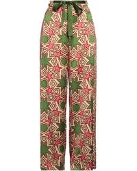 Niu - Pants Silk, Elastane, Cotton - Lyst