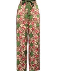 Niu - Pants Silk, Elastane, Cotton - Lyst