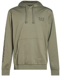 EA7 - Military Sweatshirt Cotton - Lyst