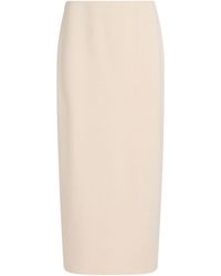 MEIMEIJ - Midi Skirt Rayon, Polyester, Elastane - Lyst