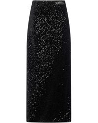 Bazar Deluxe - Maxi Skirt Polyester, Elastane - Lyst