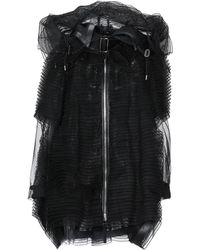 Noir Kei Ninomiya Overcoat - Black