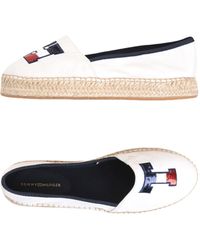 tommy hilfiger flat cotton espadrilles