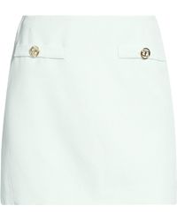Twinset - Light Mini Skirt Viscose, Linen - Lyst
