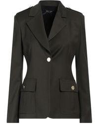 Cristinaeffe - Dark Blazer Polyester, Viscose, Elastane - Lyst