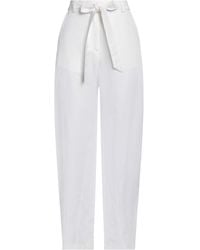 Pinko - Pants Cotton, Linen - Lyst
