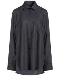 ANDAMANE - Charcoal Shirt Wool, Polyester, Viscose, Elastane - Lyst
