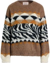 Kaos - Khaki Sweater Acrylic, Mohair Wool, Polyamide, Polyester, Viscose - Lyst