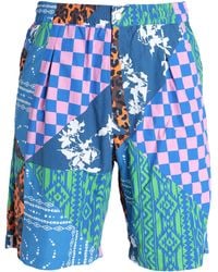Marcelo Burlon - Multi-panel Knee-length Shorts - Lyst