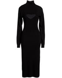 SEVENTY VENEZIA - Midi Dress Virgin Wool - Lyst