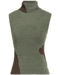 MM6 by Maison Martin Margiela - Military Turtleneck Polyamide, Acrylic, Virgin Wool - Lyst