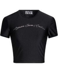 Versace Jeans Couture - T-Shirt Polyamide, Elastane - Lyst