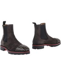 bottine louboutin homme