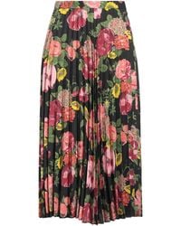 Junya Watanabe - Midi Skirt Polyester, Wool - Lyst