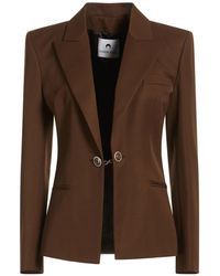 Marine Serre - Blazer Virgin Wool - Lyst