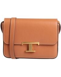 Tod's - Camel Cross-Body Bag Calfskin - Lyst