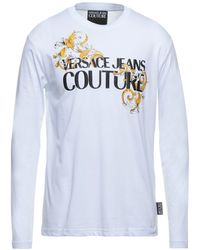 T-shirt a manica lunga Versace Jeans Couture da uomo - Fino al 50% di  sconto | Lyst