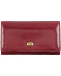 The Bridge - Burgundy Wallet Leather - Lyst