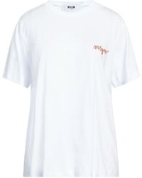 MSGM - T-shirt - Lyst