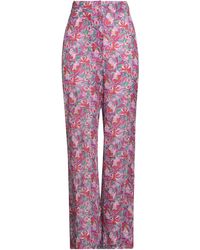 Ba&sh - Lilac Pants Viscose, Cotton - Lyst