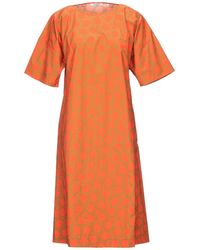 Caliban Midi Dress - Orange