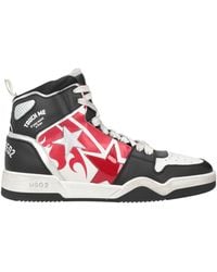 DSquared² - Sneakers Calfskin, Textile Fibers - Lyst