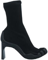 balenciaga fur boots