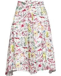 KENZO - Midi Skirt Viscose - Lyst