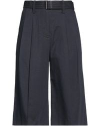 Low Classic - Charcoal Shorts & Bermuda Shorts Cotton, Polyester - Lyst