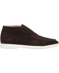 Giovanni Conti - Dark Ankle Boots Leather - Lyst