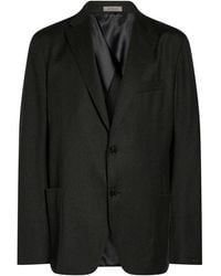 Corneliani - Charcoal Blazer Virgin Wool - Lyst