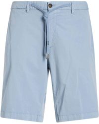 Briglia 1949 - Sky Shorts & Bermuda Shorts Tencel, Cotton, Elastane - Lyst