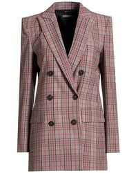 Alberta Ferretti - Antique Rose Blazer Polyester, Virgin Wool, Elastane - Lyst