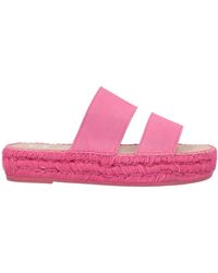 Manebí - Fuchsia Espadrilles Leather - Lyst