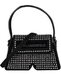 Karl Lagerfeld - Ikon K Nano Crystal Bag - Lyst