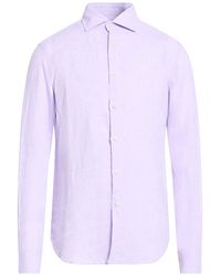 120% Lino - Lilac Shirt Linen - Lyst