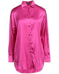 Tom Ford - Long-Sleeve Satin Shirt - Lyst