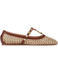Ancient Greek Sandals - Ballet Flats Leather, Textile Fibers - Lyst