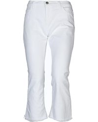 Current/Elliott Denim Capris - White