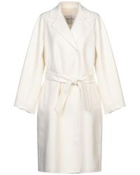 Max Mara Manteau long - Blanc