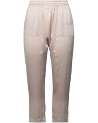 Raquel Allegra Cropped Trousers - Natural
