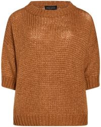 Roberto Collina - Camel Sweater Baby Alpaca Wool, Nylon, Wool - Lyst