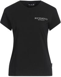 John Richmond - T-Shirt Cotton, Elastane - Lyst