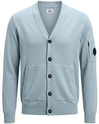 C.P. Company - Slate Cardigan Cotton - Lyst
