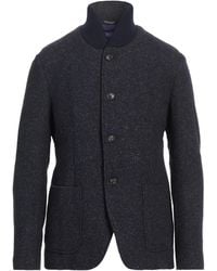 Emporio Armani - Blazer Virgin Wool, Cotton, Viscose, Polyamide, Polyester - Lyst