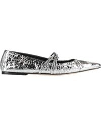 MSGM - Ballet Flats Leather - Lyst