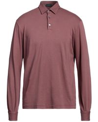 Zanone - Antique Rose Polo Shirt Cotton - Lyst