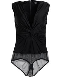 Versace - Bodysuit Viscose, Polyamide, Elastane - Lyst