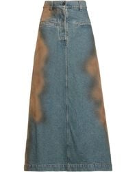 Uma Wang - Denim Skirt - Lyst
