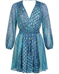 Poupette - Midnight Mini Dress Viscose - Lyst